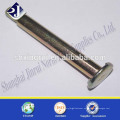 T tornillo grado 4.8 / 8.8 / 10.9 / A2 / A4 con acabado de superficie negro / galvanizado / HDG